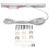 Optical Linear Encoder Glass Scale Ruler 270mm 1