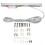 Optical Linear Encoder Glass Scale Ruler 220mm 1