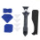 10PCS Caulk Tools Kit Silicone Sealant Remover Shovel Scraper 3