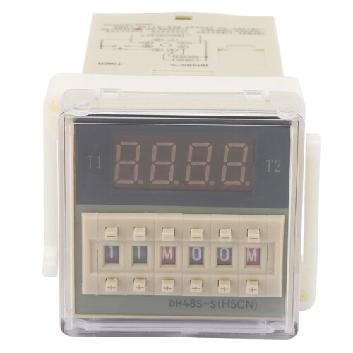 O111ROM DH48s LCD-Timer-Relais 8P 0.1S-99H 220VAC 1