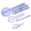 5Pcs 6/8/10inch 360 Protractor Medical Ruler Spinal Goniometer 3