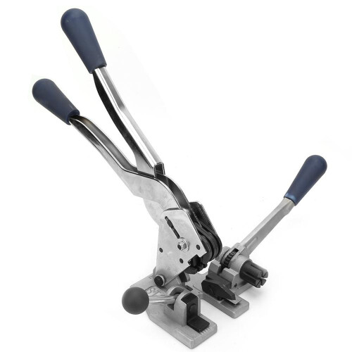 3-in-1 Stahlbandspanner mit Quetschzange 2