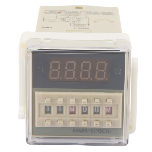 O111ROM DH48s LCD-Timer-Relais 8P 0.1S-99H 12VAC/DC 1