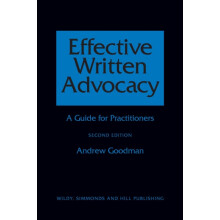 Effective Written Advocacy by Andrew Goodman Paperback Book