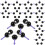 Molecular Model Set 1 Set Detailliert 0,04x9,04x0,90 Zoll 6