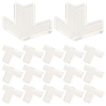 20Pcs PVC Corner Guards Baby Proofing Bumpers for Tables Desks Beige