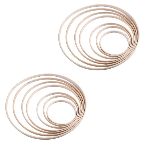 14St Bamboe Droomvanger Ring Set Voor Creatieve Decoratie