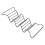 1 Soporte Inoxidable Para Tacos, Pancakes Y 4