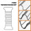 1 Soporte Inoxidable Para Tacos, Pancakes Y 10