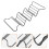 1 Soporte Inoxidable Para Tacos, Pancakes Y 2