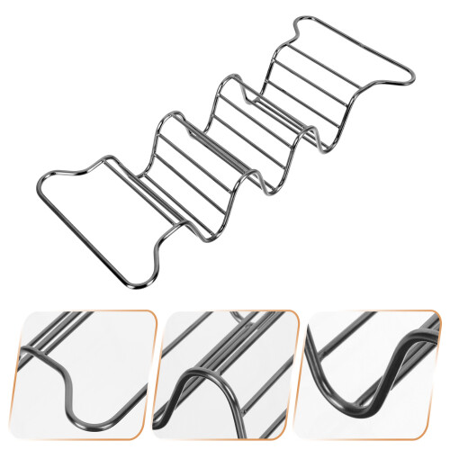1 Soporte Inoxidable Para Tacos, Pancakes Y 1