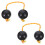 2Stk Kinder Perkussions Spielzeug Afrikanische Shaker Instrumente 8