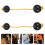 2Stk Kinder Perkussions Spielzeug Afrikanische Shaker Instrumente 4