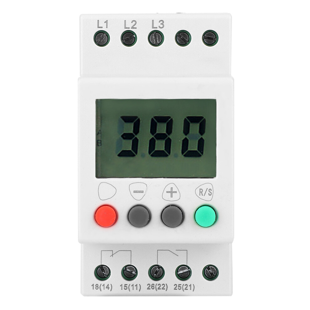 Dfy-5 Lcd Voltage Monitor Relay 3 Phase 610830935818