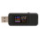 LCD USB Tester Ladegerät Digitalvoltmeter DC4-30V Schwarz 1