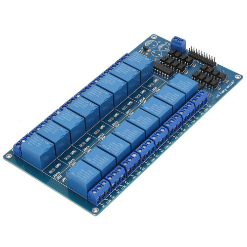 16-Kanal 5V Relaismodul mit Optokoppler für Mikrocontroller 2