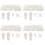 156 Pcs Non-Trace Wall Picture Hooks Hanging Strips Kit 5