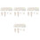 156 Pcs Non-Trace Wall Picture Hooks Hanging Strips Kit 3
