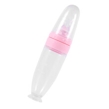 Silicone Baby Food Feeder Spoon for Rice Paste