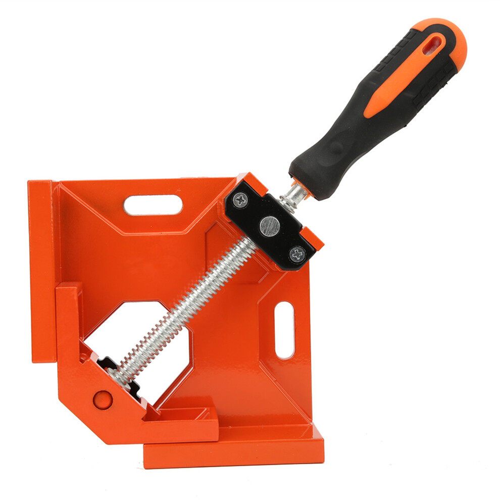 90 Deg Corner Clamp Vice Grip Woodworking Fixture Aluminum (Orange) 323163186962
