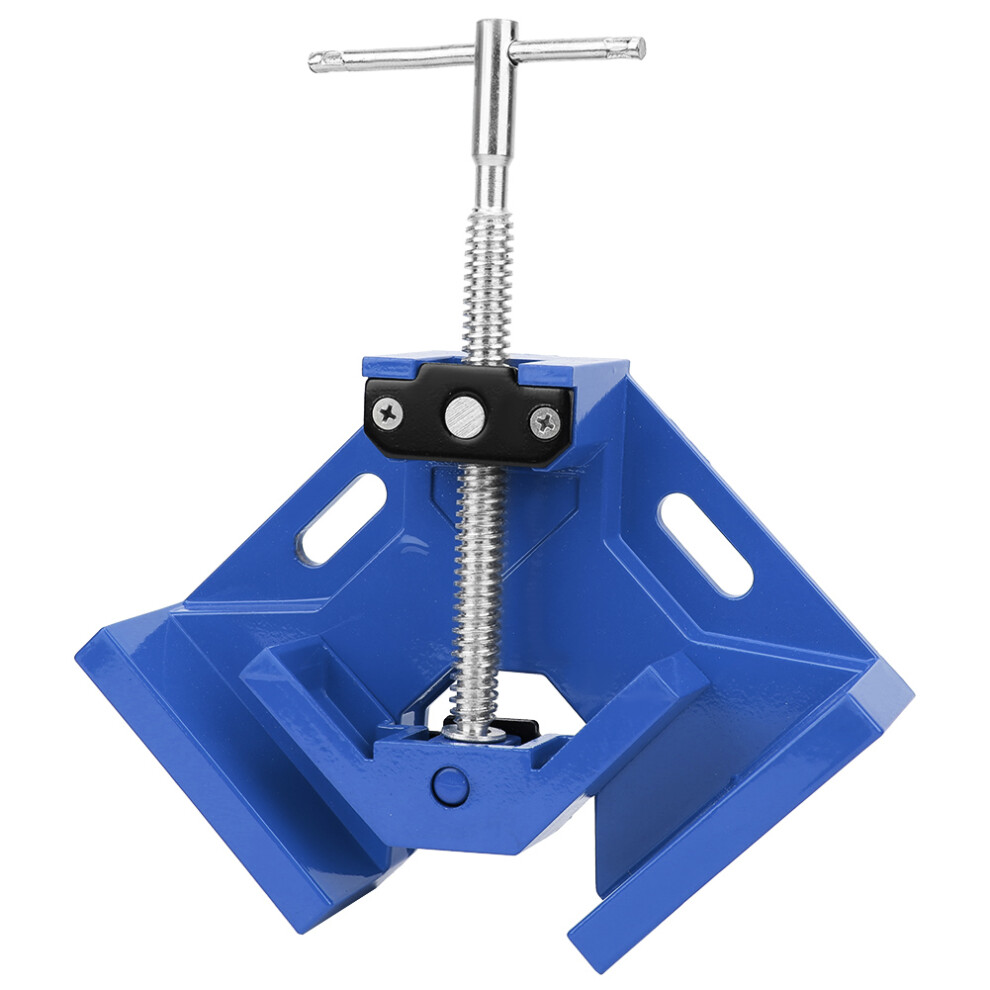 90 Deg Corner Clamp T Handle Vice Grip Woodworking Fixture (Blue) 323163186986