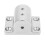 Marine Pipe Rectangular Base Stainless Steel 25mm 1
