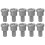 10pcs Drywall Magnetic PH2 Bits Screw Depth Stop 1