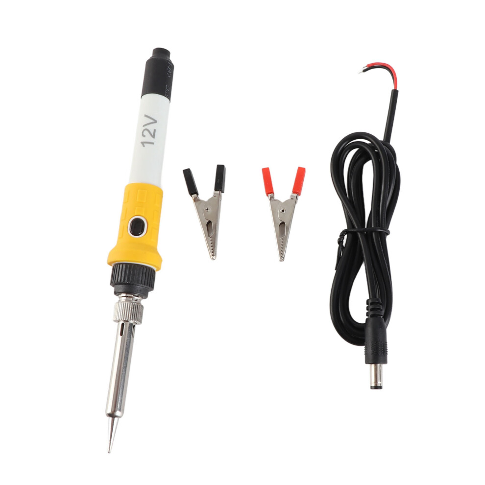 Dc 12V 40W Portable Car Soldering Iron With Crocodile Clips 610830935740
