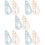 10 Pcs Baby Water Animal Shape Temperature Tool 10