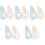 10 Pcs Baby Water Animal Shape Temperature Tool 5