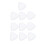 10pcs fabric chalk markers for sewing and patchwork (white) 3