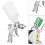 Oil Paint Airbrush High Atomization Spray Gun Press-feed 5