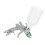 Oil Paint Airbrush High Atomization Spray Gun Press-feed 2