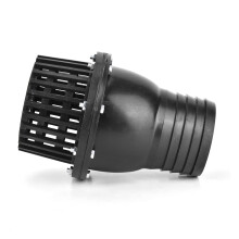 Wasserpumpen-Fußventil Schwarz PVC 4 Zoll Rückschlag