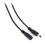 5 Paar 5,5x2,1mm DC Stecker Kabel Schwarz 3
