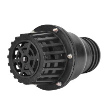 Wasserpumpen-Fußventil Schwarz PVC 3 Zoll Rückschlagventil