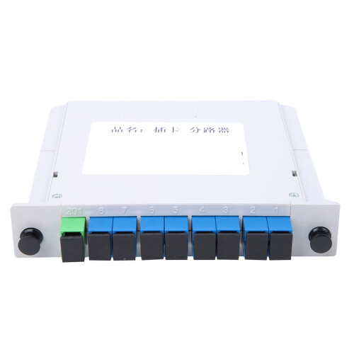 Faseroptik-Splitter 1x8 PLC für optische Kommunikation 2