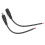 5 Paar 5,5x2,1mm DC Stecker Kabel Schwarz 5