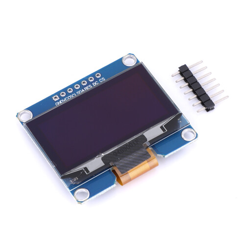 1.54 Inch LCD Module SSD1309 128x64 SPI White 2