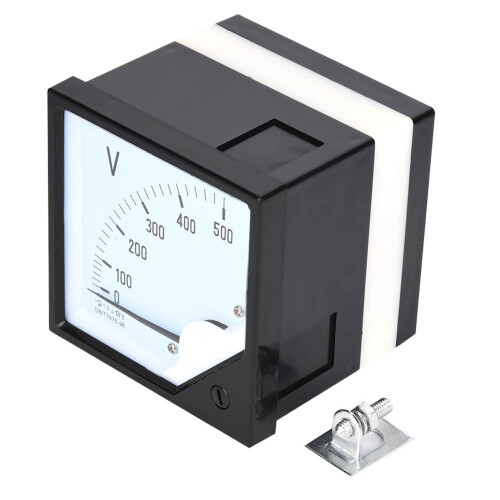 Square Panel Voltage Meter Analog AC 0-500V for Control Devices 1