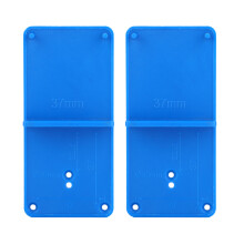 2x Scharnierloch-Bohrschablone Tür/Schrank