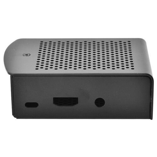 Aluminium-Gehäuse für Raspberry Pi 3 B/B+ mit Kühlhalterung Schwarz 2