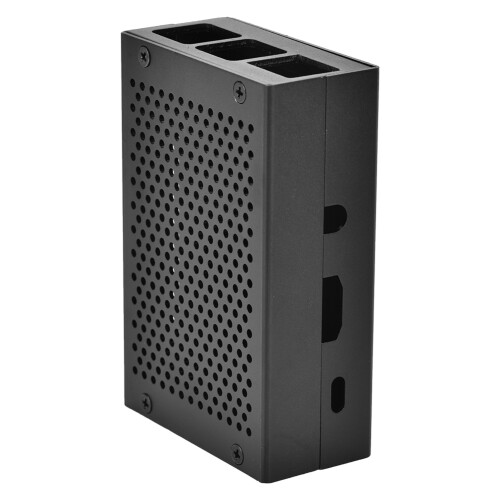 Aluminium-Gehäuse-Kit für Raspberry Pi 3 Model B Schwarz 2