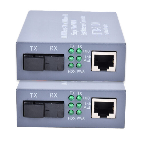 Hundert-Megabit-Ethernet-Konverter Glasfaser-Transceiver