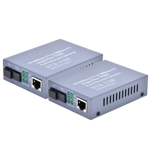 Hundert-Megabit-Ethernet-Konverter Glasfaser-Transceiver 1