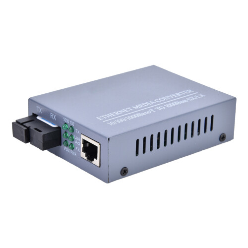 2x Ethernet-Konverter Single Mode RJ45 Gigabit 2