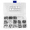 662tlg SUS304 M2.5 Schrauben-Nut-Washer-Set 1