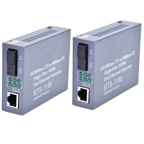 Hundert-Megabit-Ethernet-Konverter Glasfaser-Transceiver 2