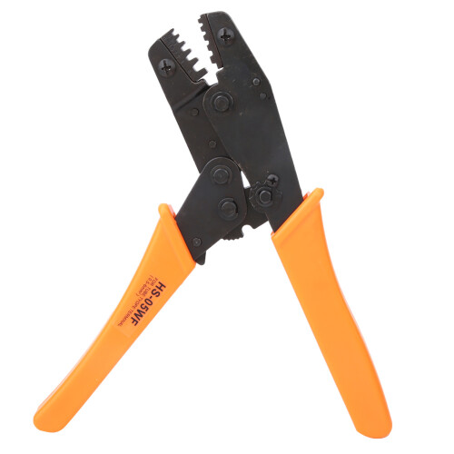 Ratschenkabelquetschzange Orange Griff 0.5-6mm 20-10AWG 2