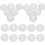24pcs Reusable Plastic Ice Cubes for Whiskey Drinks Cooling 10